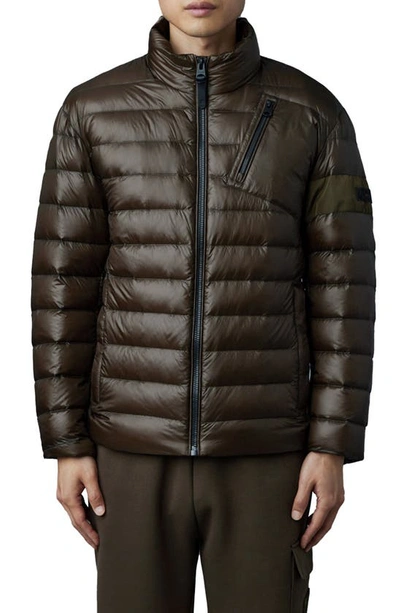 Mackage Luis Water Repellent Down Puffer Jacket In Green