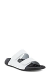 Ecco Cozmo 2 Slide Sandal In Bright White