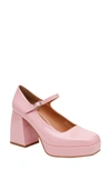 Lisa Vicky Notice Mary Jane Platform Pump In Orchid Pink