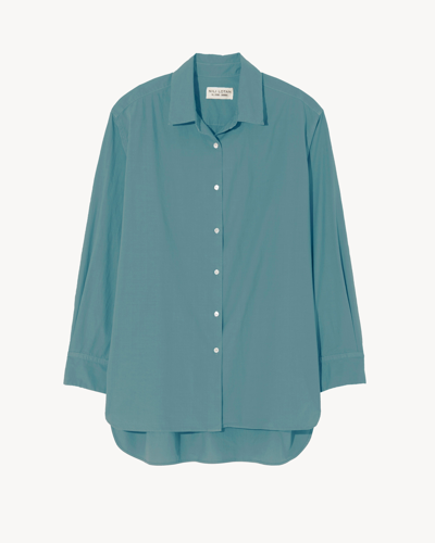 Nili Lotan Yorke Shirt In Jade