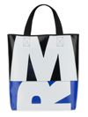 Marni Logo Shopping Bag In Multicolor