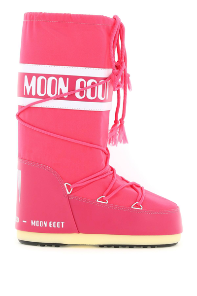 Moon Boot Snow Boots Icon In Fuchsia