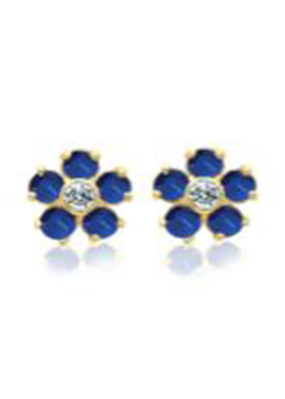 Jennifer Meyer 18-karat Gold, Lapis Lazuli And Diamond Earrings