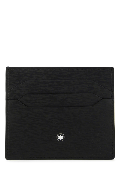 Montblanc Meisterstück 4810 Full-grain Cardholder In Black