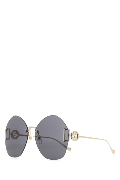 Gucci Platinum Metal Sunglasses  Gold  Donna Tu