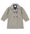 The New Society Jeanne Houndstooth Wool Coat In Wool Houndstooth
