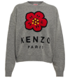 KENZO BOKE FLOWER WOOL SWEATER