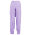 Moncler Elasticated-waistband Detail Trousers In Lilla