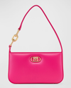 Mcm Mode Travia Mini Lambskin Shoulder Bag In Fuchsia Purple
