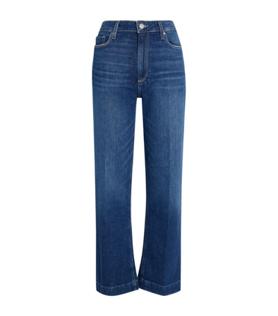 Paige Leenah Raw-ankle Slim-fit Mid-rise Jeans In Dream Weaver