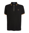 FRED PERRY HALF-ZIP POLO SHIRT