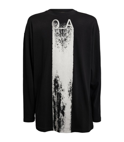 A-cold-wall* Plaster Long-sleeved T-shirt In Black