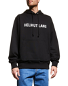 HELMUT LANG MEN'S CORE LOGO PULLOVER HOODIE