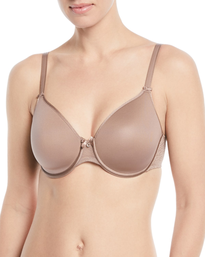 Chantelle C Magnifique T-shirt Spacer Minimizing Bra In Hazelnut