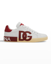 Dolce & Gabbana Logo-print Lace-up Sneakers In Black
