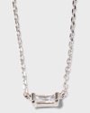Kendra Scott Juliette Cubic Zirconia Pendant Necklace In White Crystal