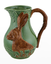 BORDALLO PINHEIRO HARE WOODS PITCHER