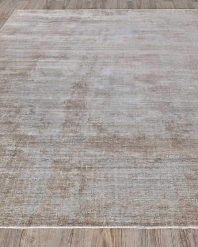 Exquisite Rugs Kingsbury Hand-loomed Rug, 8' X 10' In Terracota/silver