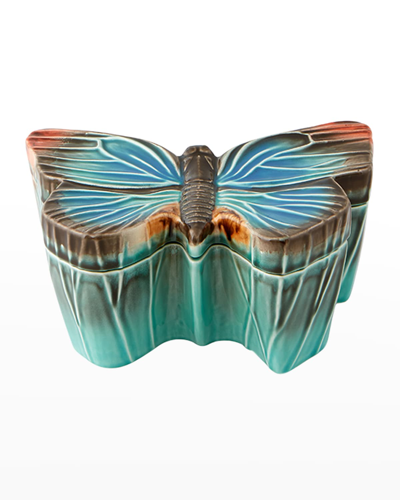 Bordallo Pinheiro Cloudy Butterflies Box By Claudia Schiffer