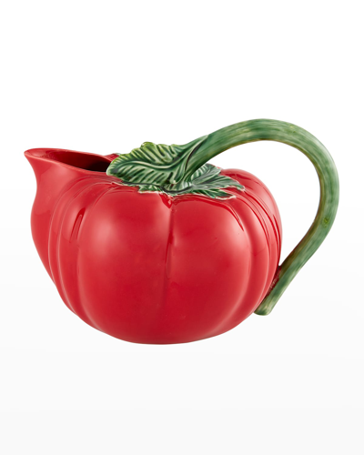 Bordallo Pinheiro Tomato Pitcher, 95 oz