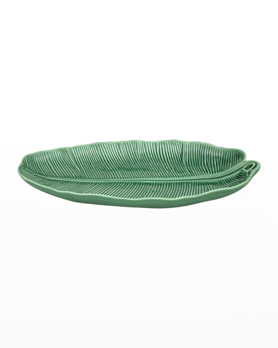 Bordallo Pinheiro Banana Leaf Tray, 11" X 19"