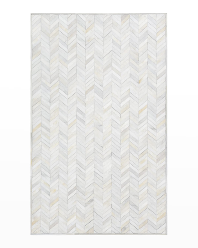 Solo Rugs Meir Handmade Area Rug, 8' X 10' In Ivory 6