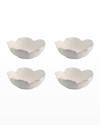 BORDALLO PINHEIRO CABBAGE 17 OZ. CEREAL BOWLS, BEIGE - SET OF 4