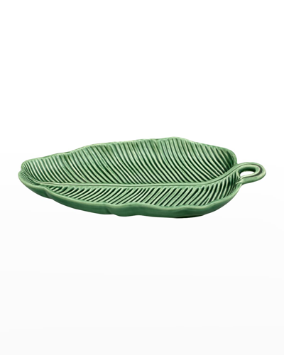 Bordallo Pinheiro Banana Leaf Tray, Green