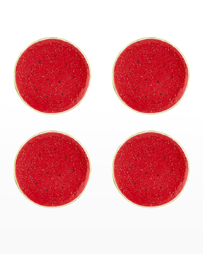 Bordallo Pinheiro Watermelon Dinner Plate, Set Of 4