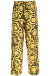 Versace All-over Baroque-print Pajama Trousers In Multicolor