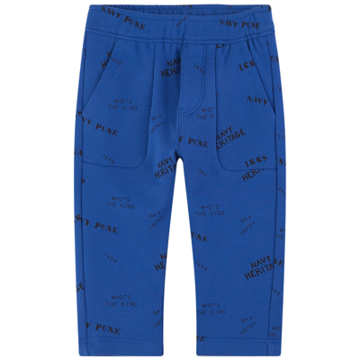 Ikks Kids' Printed Sweatpants Blue