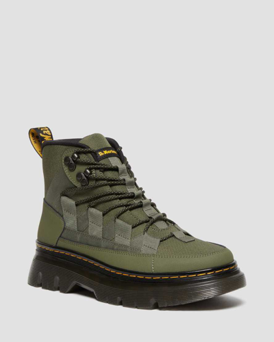 Dr. Martens' Boury Extra Tough Utility Boots In Grün