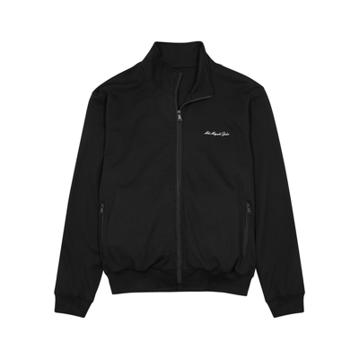 Mki Miyuki Zoku Brand-embroidered Regular-fit Stretch-woven Track Jacket In Black