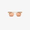 Bottega Veneta Square-frame Sunglasses In Neutrals