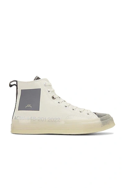 Converse X A-cold-wall* Chuck 70 Hi Pavement Trainers In Grey