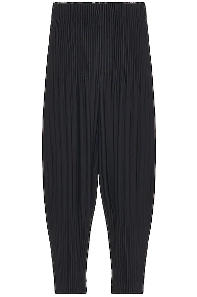 Issey Miyake Basics Relaxed Pant In Navy