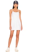 Beyond Yoga Spacedye Essentials Mini Tank Dress In Cloud White