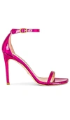 Stuart Weitzman Nudistcurve Ankle Strap Sandal In Orchid