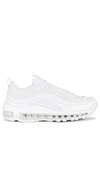 Nike Air Max 97 Sneakers In Triple White In White