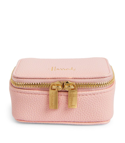 Harrods Oxford Travel Pouch In Pink