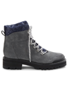 Marc Fisher Ltd Women's Mlinnie Faux Suede Lug Boots In Black