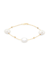 Effy Women's 14k Yellow Gold & 11mm Freshwater Pearl Bracelet In Yellow Gold