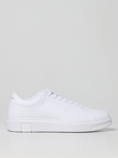 Armani Exchange Logo Trainers White