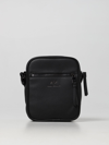 Armani Exchange Crossbody Bag Black Polyester In Black