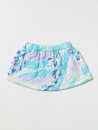 Emilio Pucci Babies' Printed Skirt In Multicolor