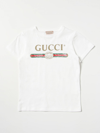 Gucci White Oversized Logo T-shirt In White