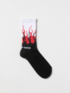 Vision Of Super Black Cotton Blend Socks In Black