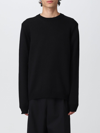 Roberto Collina Black Crew Neck Wool Sweater In Black