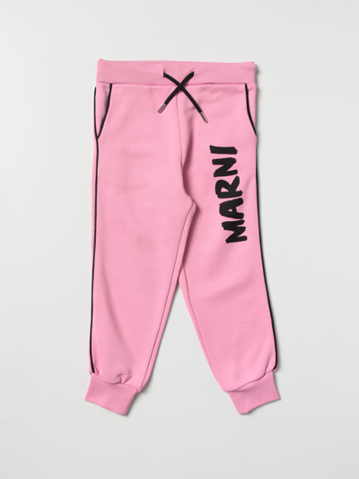Marni Kids' 裤子  儿童 颜色 粉色 In Pink