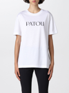 Patou Logo-print Organic-cotton T-shirt In White